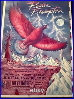 Unfinished Concert Poster Vintage Real Never 4 Sale Peter Frampton Comes Alive W