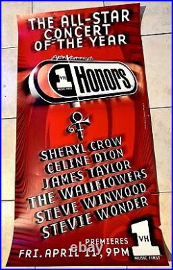 VH1 HONORS CONCERT PRINCE, STEVIE WONDER MORE APRIL 11 1999 POSTER 50x26