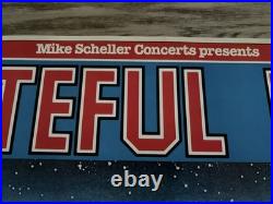 VINTAGE GRATEFUL DEAD IN CONCERT 1981 GERMANY ORIGINAL POSTER 24 x 33 1/2 RARE