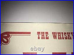 Van Halen Authentic Unused Concert Show Gig Poster June 1977 Whisky Eddie RARE