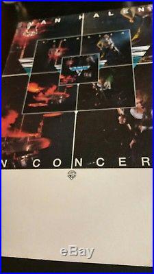 Van Halen In Concert 1978 Promo Poster 14x22 VERY RARE