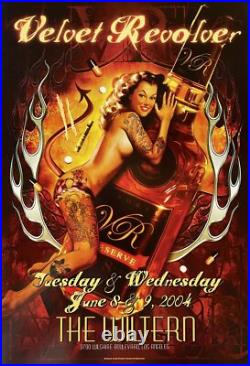 Velvet Revolver Concert Poster San Francisco 2004