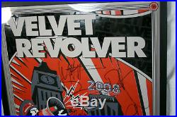 Velvet Revolver Contraband Concert Poster signed by Slash, DUFF GNR