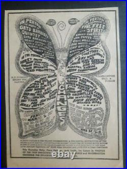 Velvet Underground & Nico 1966 2 Concert Ad Poster Flyer Andy Warhol Factory