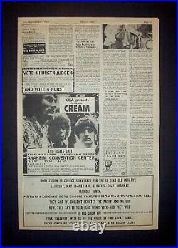 Velvet Underground The Shrine, LA 1968 HUGE Poster Type Concert Ad (Lou Reed)