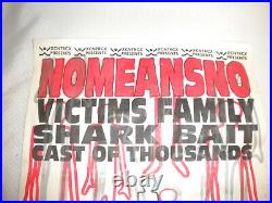 Victims Family No means no Shark Bait Cast of Thousands punk 90s concert poster