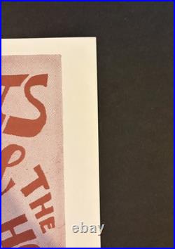 Vintage 1967 Moscoso Big Brother & the Holding Co Concert Poster Family Dog