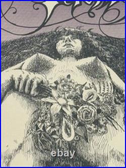 Vintage 1968 Bill Graham- Buffalo Springfield- Richie Havens Concert Poster-orig