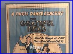 Vintage 1973 Grateful Dead Bill Graham #288 David Byrd Concert Poster