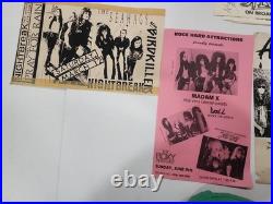 Vintage 1980s LA/San Fran Concert Poster Lot Chuck Berry, Bryan Adams Etc
