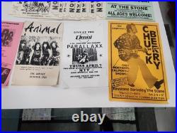 Vintage 1980s LA/San Fran Concert Poster Lot Chuck Berry, Bryan Adams Etc