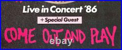 Vintage 1986 Twisted Sister Come Out And Play Essen Live Concert Poster 32 x 23