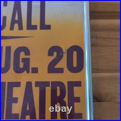 Vintage 1987 Psychedelic Furs, The Call, Colby, Punk boxing style concert poster