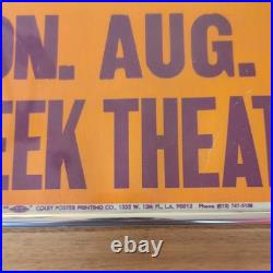 Vintage 1987 Psychedelic Furs, The Call, Colby, Punk boxing style concert poster