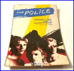Vintage 80s The Police Sting Concert Poster CA039 Serigraphics Shrink-wrap