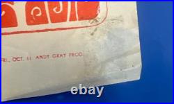 Vintage Canned Heat and Country Joe and The Fish Concert Poster SB Swing Rough