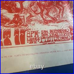 Vintage Canned Heat and Country Joe and The Fish Concert Poster SB Swing Rough