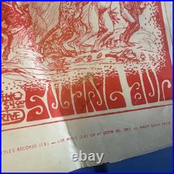 Vintage Canned Heat and Country Joe and The Fish Concert Poster SB Swing Rough