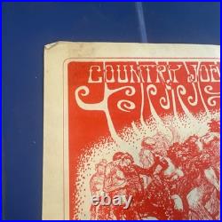 Vintage Canned Heat and Country Joe and The Fish Concert Poster SB Swing Rough