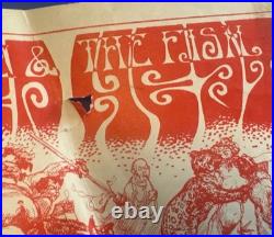 Vintage Canned Heat and Country Joe and The Fish Concert Poster SB Swing Rough