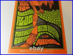 Vintage Concert Poster- 1967 Electric Flag & Mother Earth Poster- Bill Graham