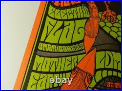 Vintage Concert Poster- 1967 Electric Flag & Mother Earth Poster- Bill Graham