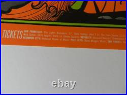 Vintage Concert Poster- 1967 Electric Flag & Mother Earth Poster- Bill Graham