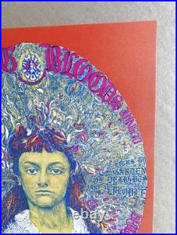 Vintage Concert Poster Avalon Ballroom 1968 Youngbloods Santana Beautiful Day