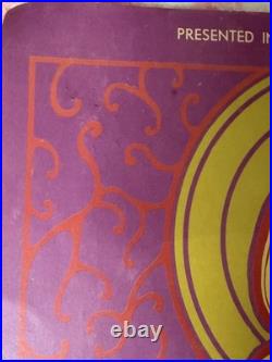 Vintage Concert Poster The Chambers Brothers Bill Graham Fillmore