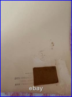 Vintage Concert Poster The Chambers Brothers Bill Graham Fillmore