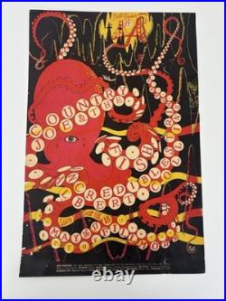 Vintage Country Joe And The Fish & Albert Collins At The Fillmore Concert Poster