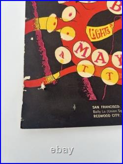 Vintage Country Joe And The Fish & Albert Collins At The Fillmore Concert Poster