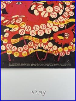 Vintage Country Joe And The Fish & Albert Collins At The Fillmore Concert Poster