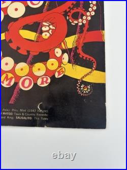 Vintage Country Joe And The Fish & Albert Collins At The Fillmore Concert Poster