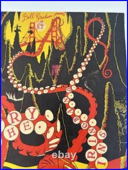 Vintage Country Joe And The Fish & Albert Collins At The Fillmore Concert Poster