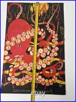 Vintage Country Joe And The Fish & Albert Collins At The Fillmore Concert Poster