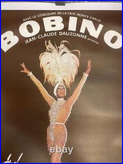 Vintage Josephine Baker'Bobino' Concert Poster, On Linen