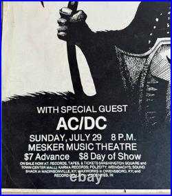 Vintage Molly Hatchet Music Concert Poster Kentucky's'Mesker Music Theater