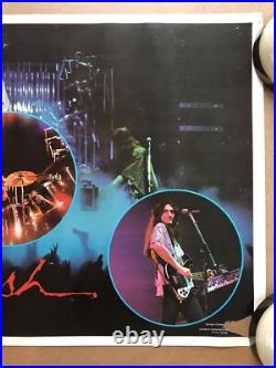 Vintage Original 1970s Rush Collage Music Poster 1976 Rock Memorabilia Concert