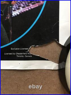 Vintage Original 1970s Rush Collage Music Poster 1976 Rock Memorabilia Concert