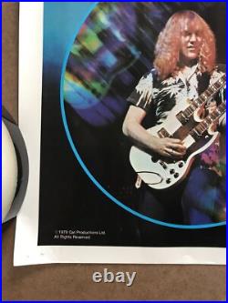 Vintage Original 1970s Rush Collage Music Poster 1976 Rock Memorabilia Concert