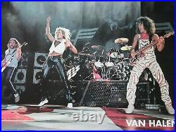 Vintage Original 1982 Van Halen Live Concert Poster Good Condition Rock & Roll