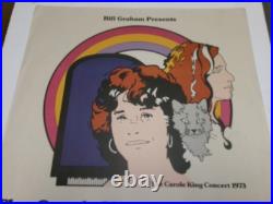 Vintage Original Carole King Concert Poster-The Carole King Concert 1973-28x22