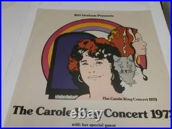 Vintage Original Carole King Concert Poster-The Carole King Concert 1973-28x22