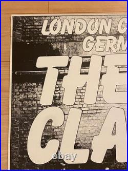 Vintage Original The Clash Poster Concert'81 Hamburg, Germany