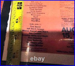 Vintage Original Woodstock Concert Poster