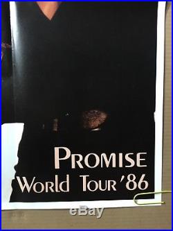 Vintage Poster Sade Promise World Tour 86 Pin-up 1980s Music Concert Promo Ad