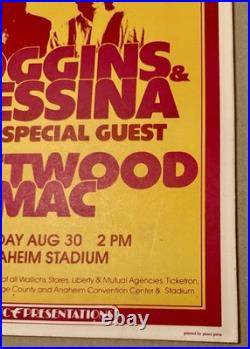 Vintage RARE 1975 Sunshine Festival Music Concert Poster-Anaheim Stadium