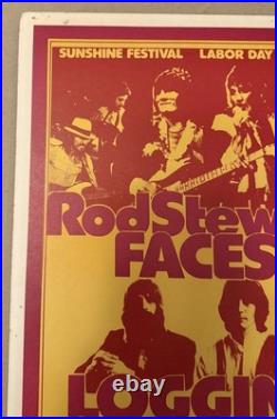 Vintage RARE 1975 Sunshine Festival Music Concert Poster-Anaheim Stadium