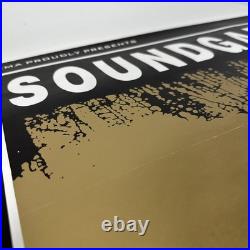 Vintage SOUNDGARDEN 1995 Stockholm Concert Tour Poster White Zombie Blind Melon